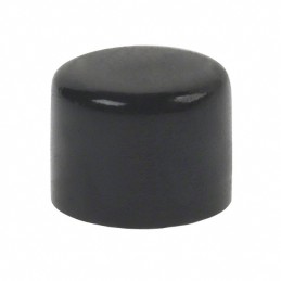 10 pcs : U902 - CAP PUSHBUTTON ROUND BLACK