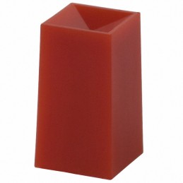 10 pcs : G001R - CAP PUSHBUTTON SQUARE RED