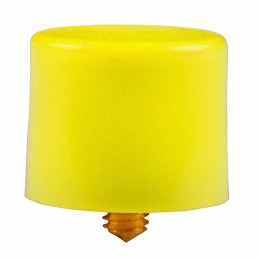 10 pcs : AT407E - CAP PUSHBUTTON ROUND YELLOW