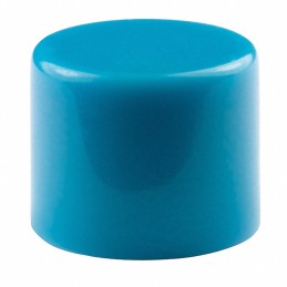 10 pcs : AT442G - CAP PUSHBUTTON ROUND BLUE