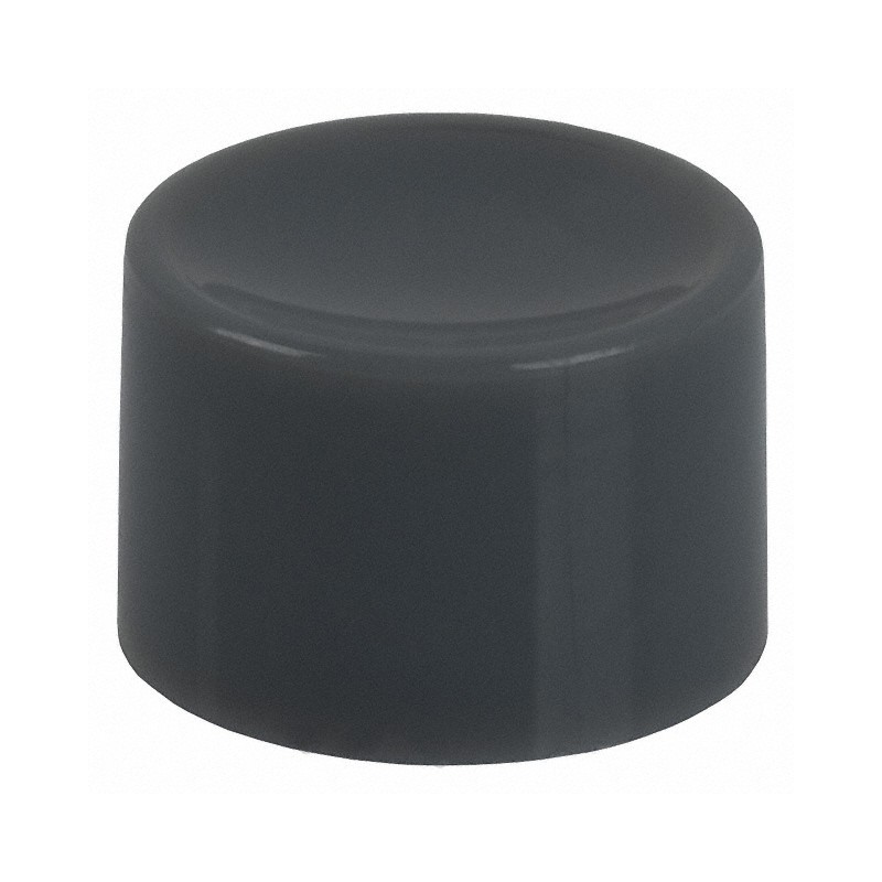 10 pcs : 752709000 - CAP PUSHBUTTON ROUND GRAY