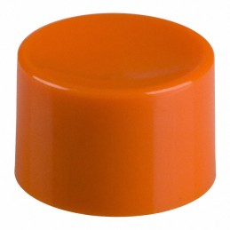 10 pcs : 752704000 - CAP PUSHBUTTON ROUND ORANGE
