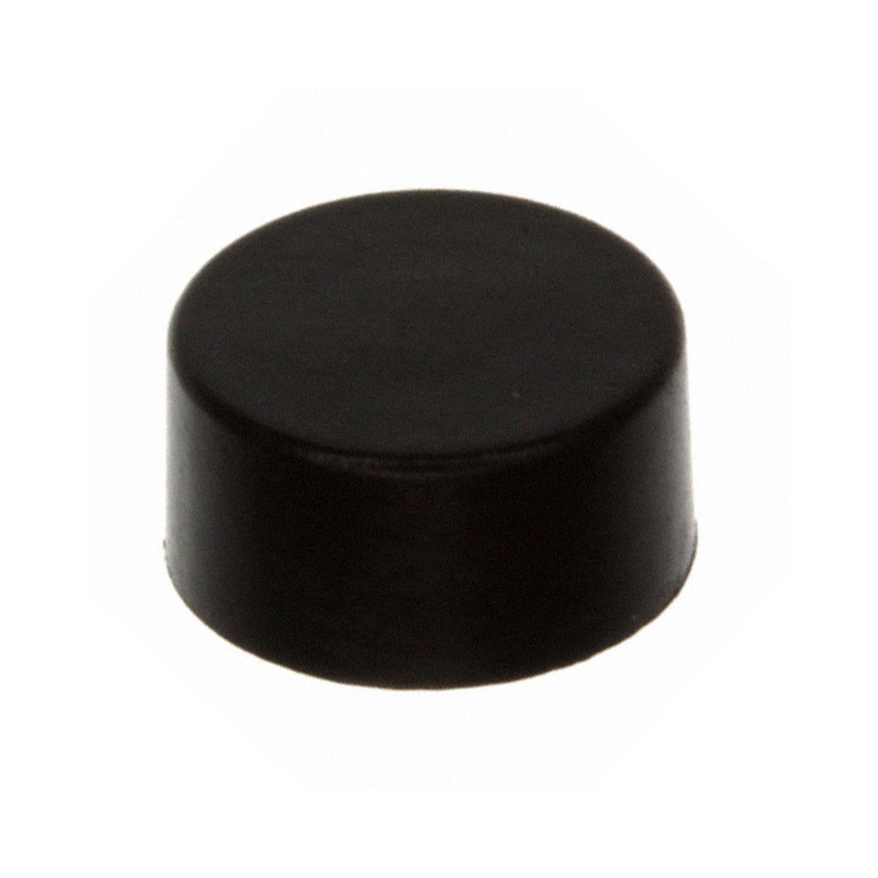 10 pcs : 585A02000 - CAP PUSHBUTTON ROUND BLACK