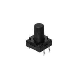 10 pcs : TS15-1212-65-BK-260-SCR-D - SWITCH TACTILE SPST-NO 0.05A 12V