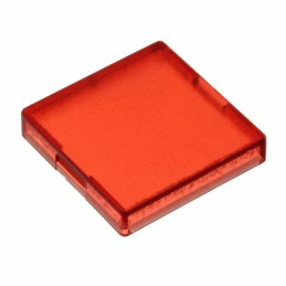 10 pcs : 5.492.77.052/1301 - CONFIG SWITCH LENS RED SQUARE