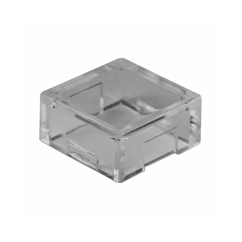 10 pcs : AT3081J - CAP PUSHBUTTON SQUARE CLEAR