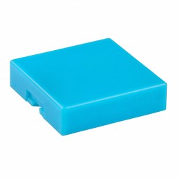 10 pcs : AT4073G - CAP PUSHBUTTON SQUARE BLUE