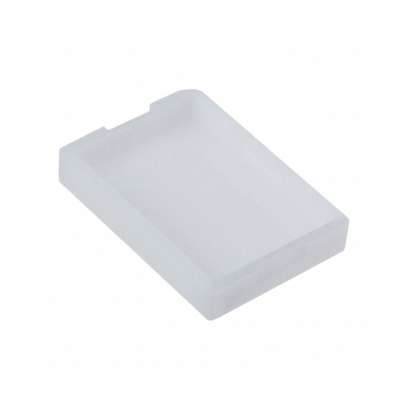 10 pcs : AT4116B - CAP PUSHBUTTON RECTANGULAR WHITE