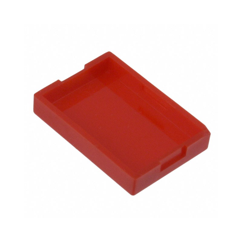 10 pcs : AT4116C - CAP PUSHBUTTON RECTANGULAR RED
