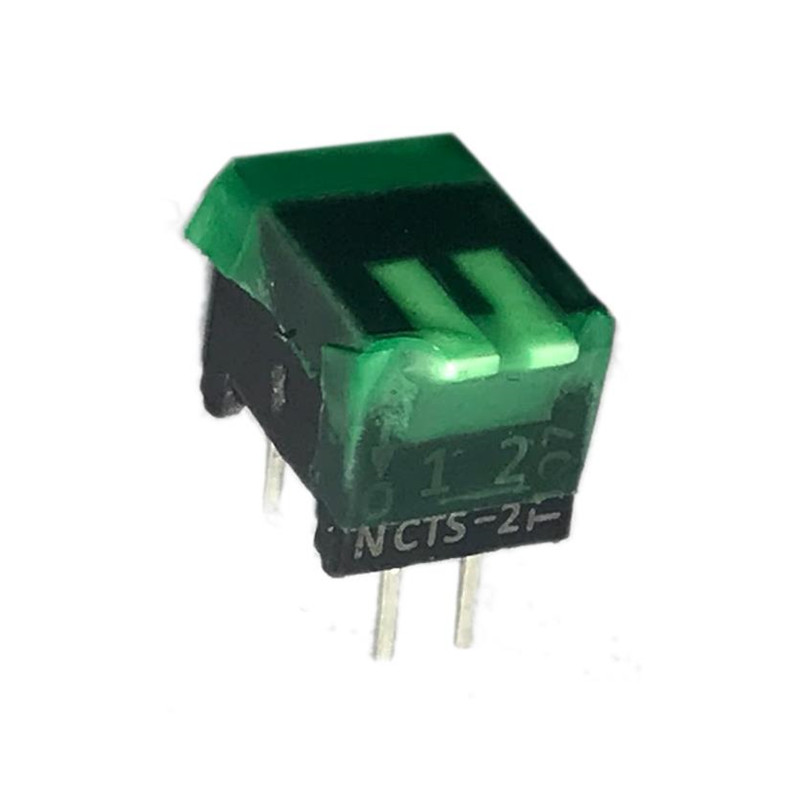 10 pcs : 195-2MST - SWITCH PIANO DIP SPST 0.05A 24V