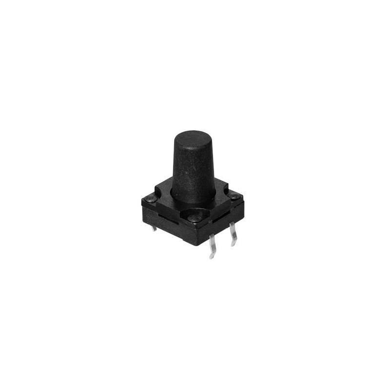 10 pcs : TS15-1212-100-BK-160-SCR-D - SWITCH TACTILE SPST-NO 0.05A 12V