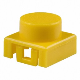 10 pcs : BTNK0230 - CAP TACTILE ROUND YELLOW