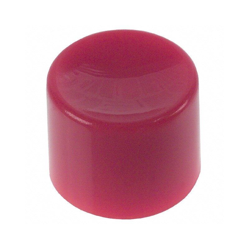 10 pcs : 1825068-2 - CAP PUSHBUTTON ROUND RED