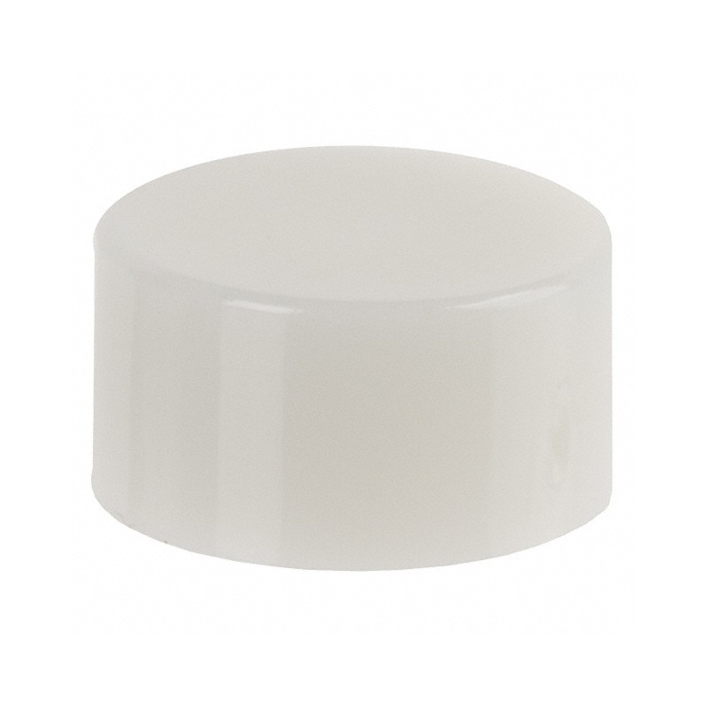 10 pcs : AT496B - CAP PUSHBUTTON ROUND WHITE