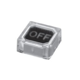 10 pcs : B3W-9RB-F1 - SW TACT OFF & ON LABEL RED/BLUE