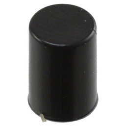 10 pcs : G003A - CAP PUSHBUTTON ROUND BLACK