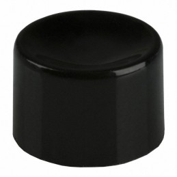10 pcs : 752702000 - CAP PUSHBUTTON ROUND BLACK