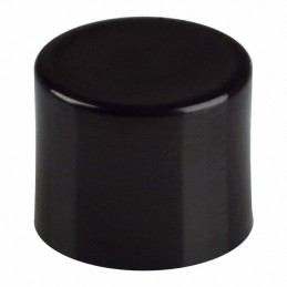 10 pcs : 801802000 - CAP PUSHBUTTON ROUND BLACK