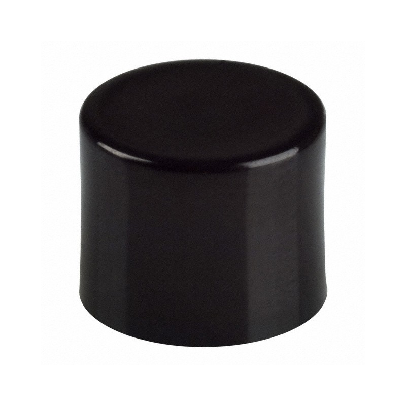 10 pcs : 801802000 - CAP PUSHBUTTON ROUND BLACK