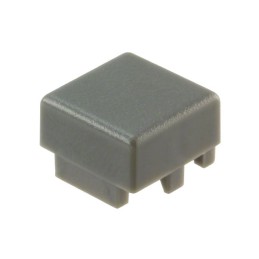 10 pcs : BTND610F - CAP PUSHBUTTON SQUARE GRAY