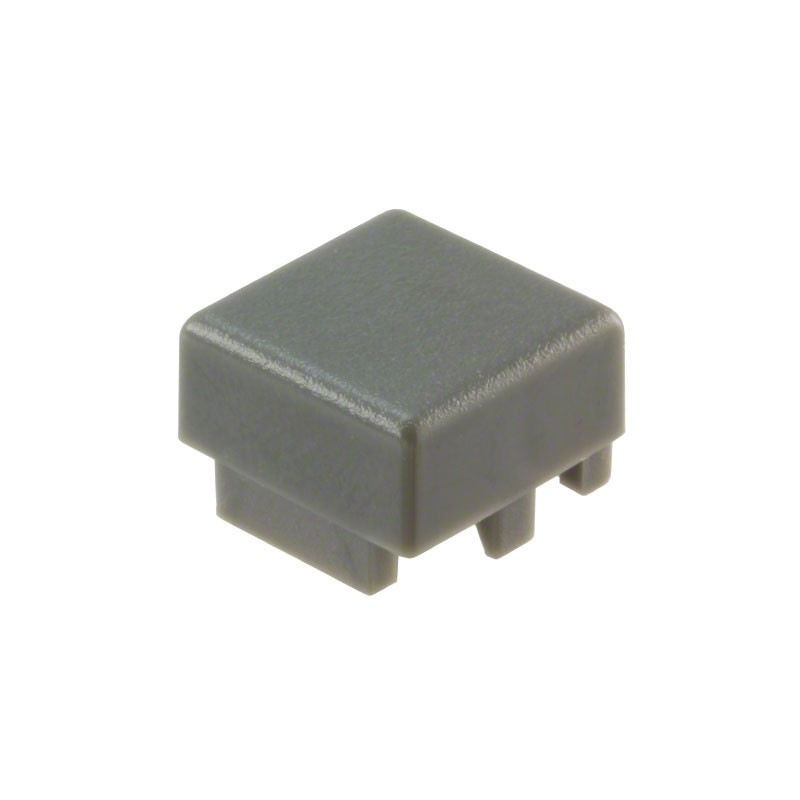10 pcs : BTND610F - CAP PUSHBUTTON SQUARE GRAY