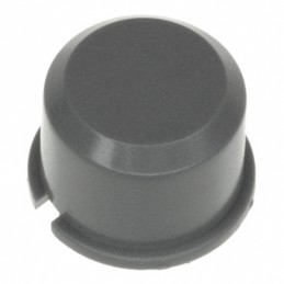 10 pcs : 1D33 - CAP TACTILE ROUND TELE GRAY