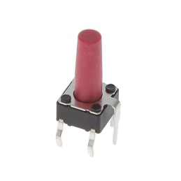 10 pcs : ADTSG66RV - SWITCH TACTILE SPST-NO 0.05A 12V