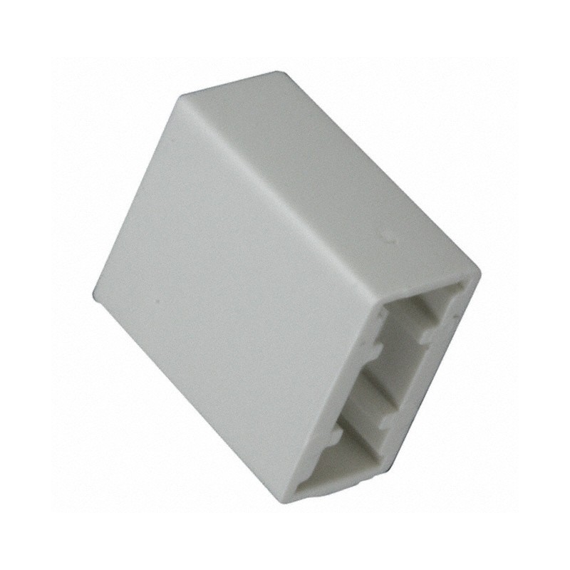 10 pcs : F1202 - CAP PUSHBUTTON RECTANGULAR WHITE