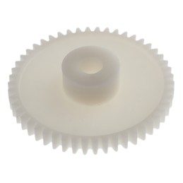 1 pcs - RS PRO POM 50 Teeth Spur Gear, 0.8 Module, 6mm Bore Diam, 40mm Pitch Diam, 14.5mm Hub Diam