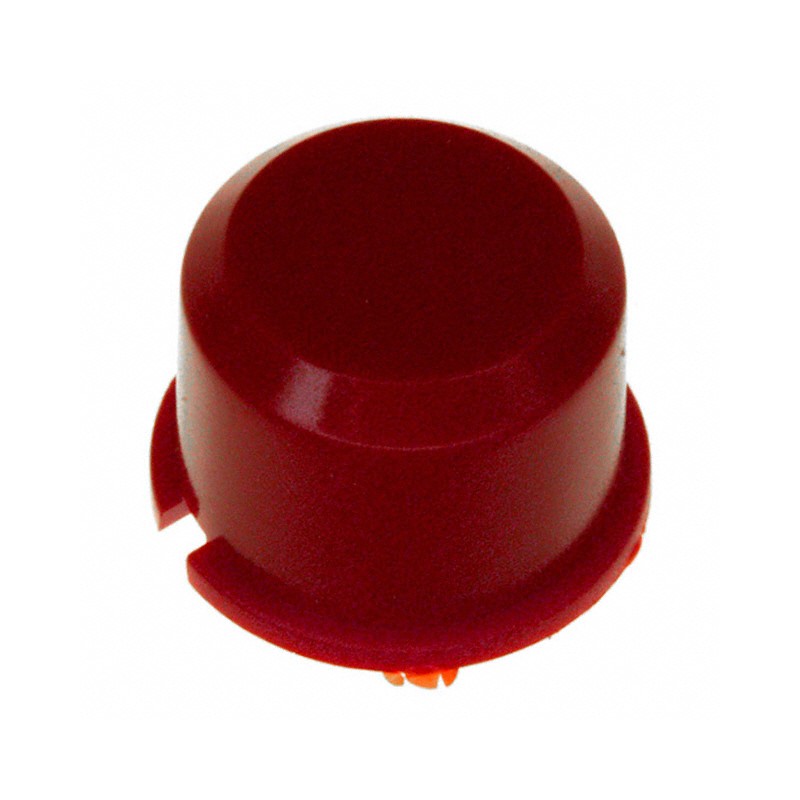 10 pcs : 1D38 - CAP TACTILE ROUND NOBLE RED