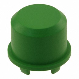 10 pcs : 1DS02 - CAP TACTILE ROUND GREEN