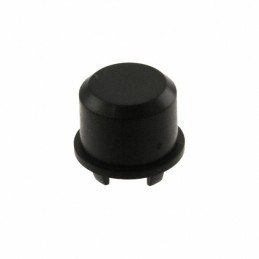 10 pcs : 1DS09 - CAP TACTILE ROUND BLACK