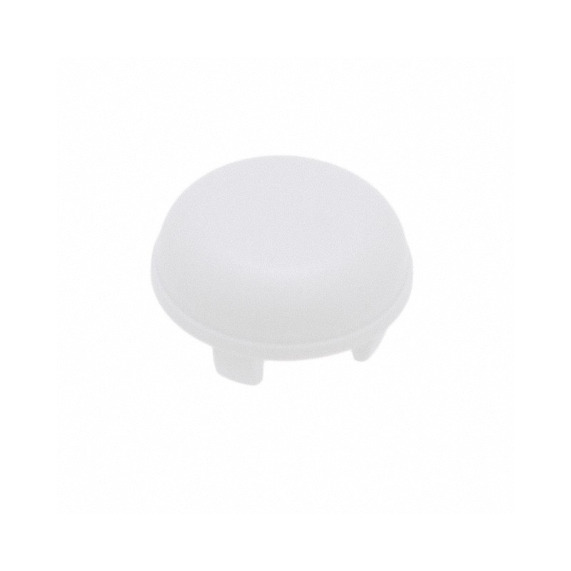 10 pcs : 1JS16 - CAP TACTILE ROUND FROSTED WHITE
