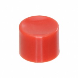 10 pcs : U486 - CAP PUSHBUTTON ROUND RED