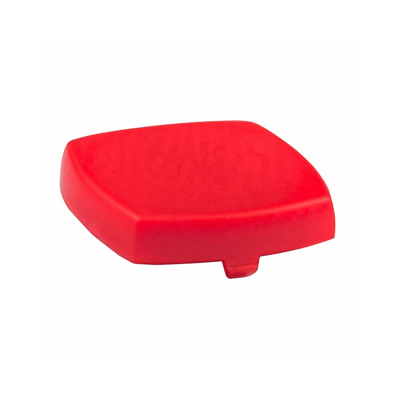 10 pcs : AT4077C - CAP TACTILE SQUARE RED