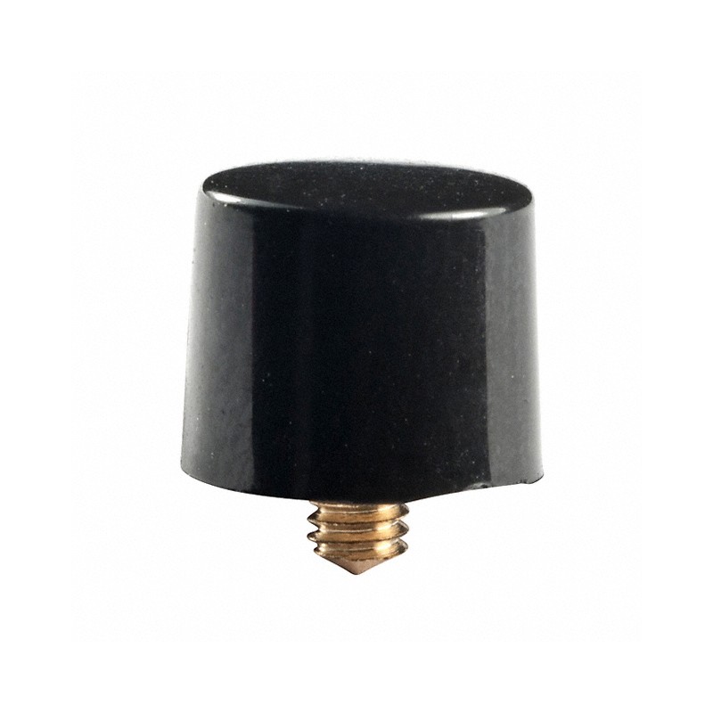 10 pcs : AT413A - CAP PUSHBUTTON ROUND BLACK