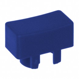 10 pcs : 1P00 - CAP TACTILE RECTANGULAR BLUE
