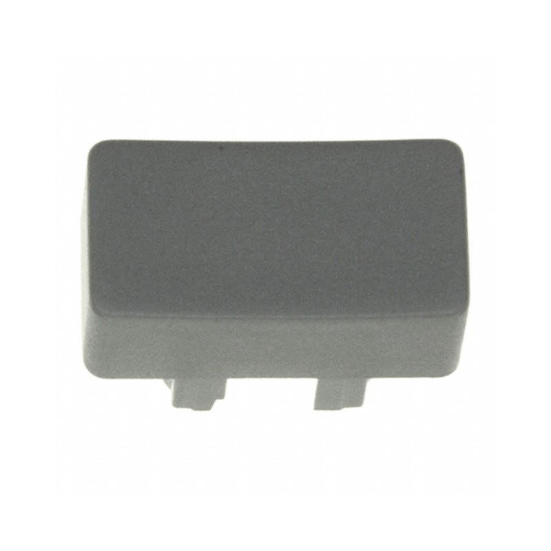 10 pcs : 1P03 - CAP TACTILE RECTANGULAR GRAY