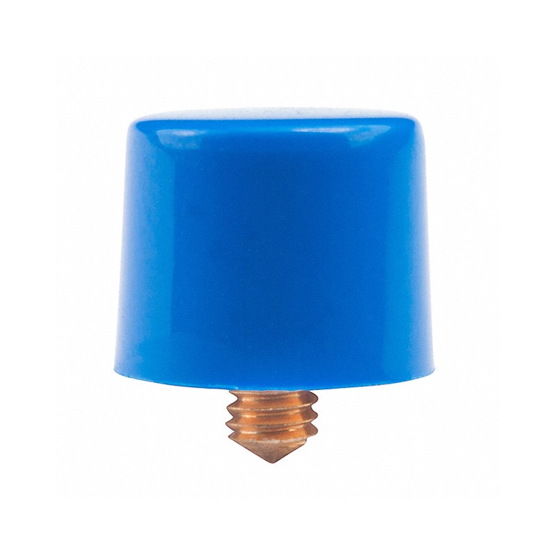 10 pcs : AT413G - CAP PUSHBUTTON ROUND BLUE