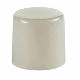 10 pcs : AT443B - CAP PUSHBUTTON ROUND WHITE