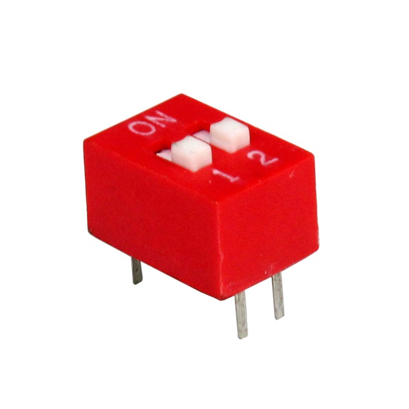 10 pcs : KG02E - SWITCH SLIDE DIP SPST 0.025A 24V