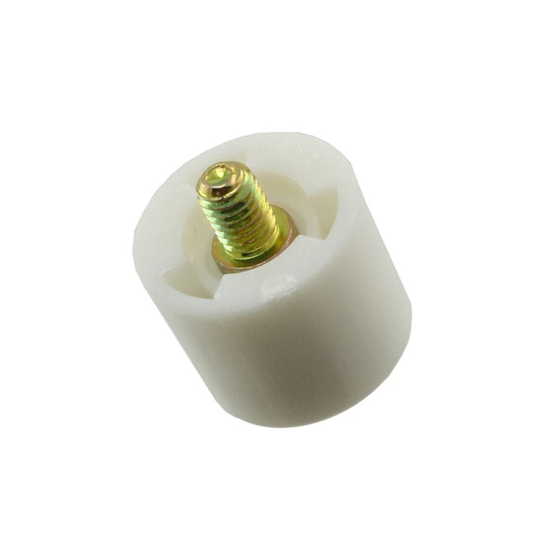 10 pcs : AT414B - CAP PUSHBUTTON ROUND WHITE