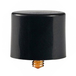 10 pcs : AT407A - CAP PUSHBUTTON ROUND BLACK