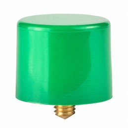 10 pcs : AT407F - CAP PUSHBUTTON ROUND GREEN
