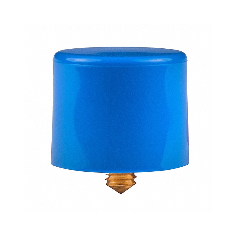 10 pcs : AT407G - CAP PUSHBUTTON ROUND BLUE