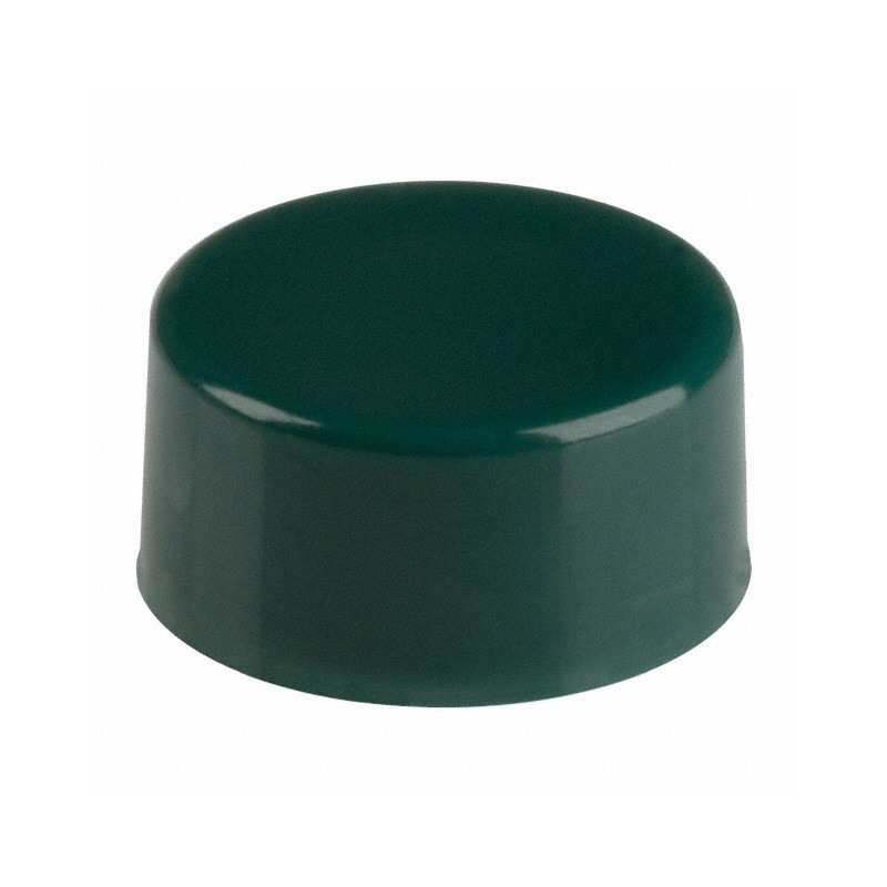 10 pcs : 465806000 - CAP PUSHBUTTON ROUND GREEN