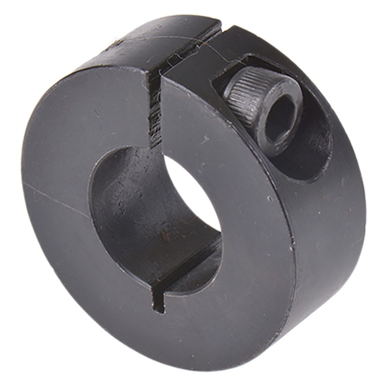 1 pcs - Huco Shaft Collar One Piece Clamp Screw, Bore 16mm, OD 34mm, W 13mm, Steel