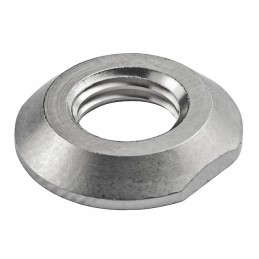 10 pcs : AT533TM - NUT THREADED THROUGH DRESS 6MM