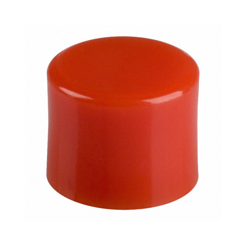 10 pcs : 801803000 - CAP PUSHBUTTON ROUND RED