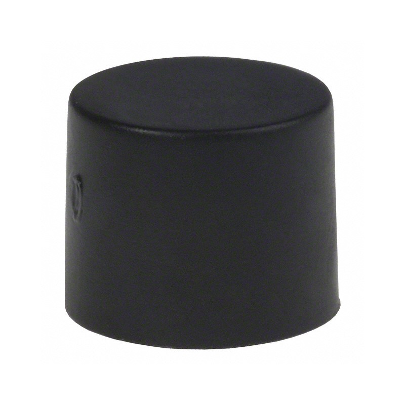 10 pcs : U1142 - CAP PUSHBUTTON ROUND BLACK